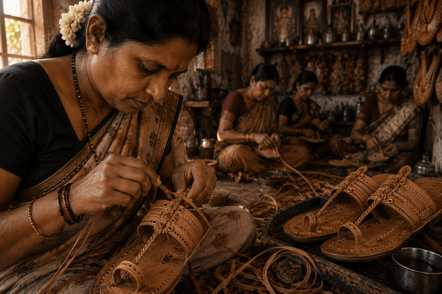 chappal braiding